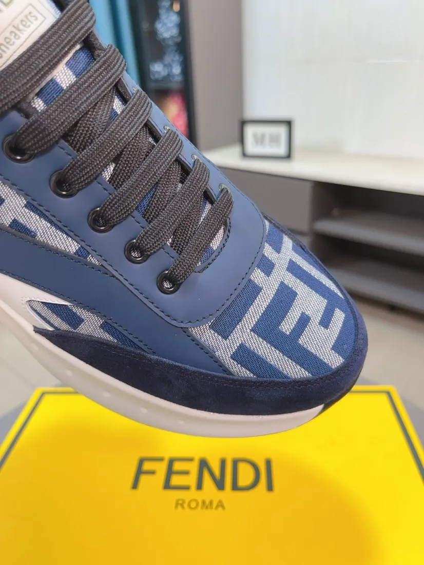 Men's men's shoes💰440🌹🌹[FENDI] Best-selling official website world premiere🔝Men's high-end brand of high-end shoes official website latest series: uppers are made of imported cowhide with specially designed fabrics➕mesh breathable lining. Make walking more convenient and comfortable! Compared with the official quality, Midea’s 1:1 replica. Create a fashionable personality to set off your uniqueness! A must-have for trendy men! Classic style. Men's sizes: 38-44.